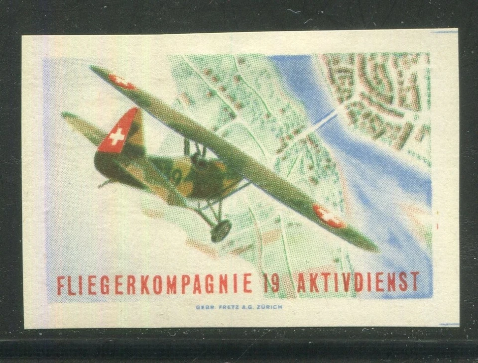 Suiza Soldado Militar Suizo c Flieger (Aviación) #107 MHR 15 Foto 1 de 1