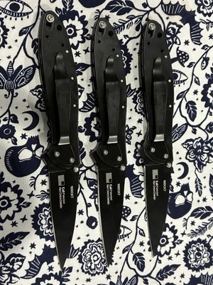 1660CKT Leek Kershaw pocket knife  New Flag logo PLAIN edge 1660 - Image 1 of 4