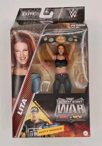 WWE Elite Monday Night War Series 5 LITA Wrestling Figure w/ BAF - Picture 1 of 3