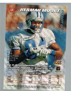 1996 Topps Stadium Club Members Only Herman Moore #228 Lions - Picture 1 of 1