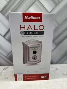 Kwikset Halo Touch Wi-Fi Fingerprint Smart Lock (Satin Nickel) *NEW and SEALED* - Picture 1 of 6