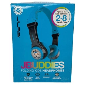 JLAB JBuddies faltbare Kinder Kopfhörer für Kinder blau/schwarz - NEU BOX - E6D - Bild 1 von 5
