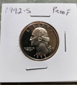 1992 S Washington Proof Quarter - Picture 1 of 2