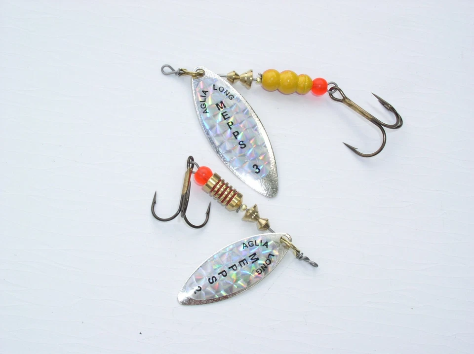 Mepps Aglia Longue Silber Folie, einer der besten Spinner überhaupt 4,5-29 Gramm - Bild 1 von 1