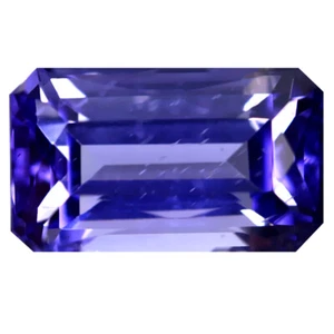 4.03 ct Remarkable Octagon Cut (12 x 7 mm) (Un-Heated) Vivid Blue Iolite - Picture 1 of 2