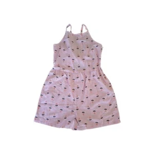 Carter's Kid ~ Girls' Size 14 ~ One Piece ~ Pink Floral ~ Sleeveless Romper - Picture 1 of 6