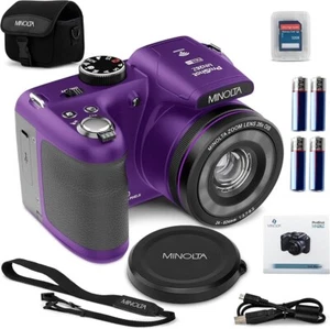 Minolta 20 Mega Pixels 26x Optical Zoom Digital Camera with 1080p FHD Video NIB - Picture 1 of 1