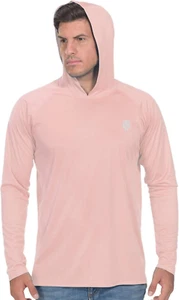 Fishing Shirts for Men Long Sleeve - Sun Protection SPF 50+ UV Tshirt Hoodies - Picture 1 of 12