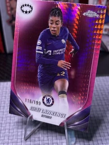 Ashley Lawrence 2023-24 Topps Chrome Donna UEFA Pink Prism /199 #64 - Foto 1 di 2