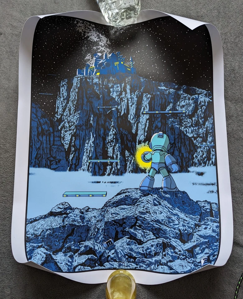 In the Year 200X by Russ Moore - Nakatomi, Nummeriert Kunstdruck, MEGA MAN - Bild 1 von 4