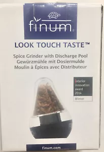 finum look touch taste spice grinder, NIB claro / negro - Imagen 1 de 7