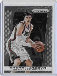 2013-14 Panini Prizm Basketball Ersan Ilyasova Card #24 Milwaukee Bucks - Picture 1 of 2