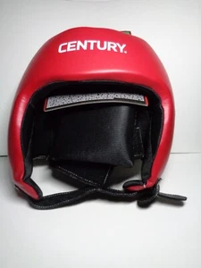 Boxing Karate BRAVE CENTURY open face headgear red/black S/M Advanced Foam Core - Picture 1 of 7