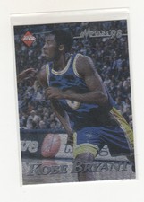 Kobe Bryant 1997-98 Edge Impulse #9 2nd Year Lakers MINT Checklist back Silver