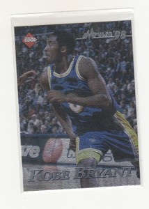 Kobe Bryant 1997-98 Edge Impulse #9 2nd Year Lakers MINT Checklist back Silver
