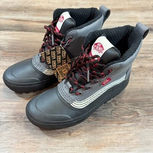 Stivali VANS Uomo Taglia 7 Nero Grigio OFF THE WALL Standard Mid SNOW MTE Stivali Anatra - Foto 1 di 6