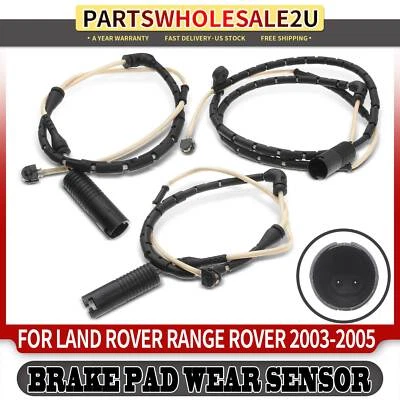 3x Sensor de desgaste de pastillas de freno de disco delanteras y traseras para Land Rover Range Rover 2003-2005 Foto 1 de 4