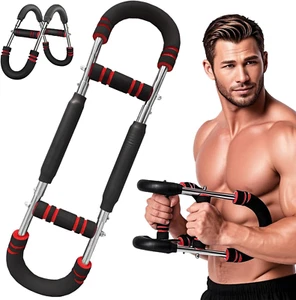 Twister Armtrainer, verstellbare Feder Trainingsstange, Unterarm Trizeps Brust Verbesserung - Bild 1 von 9