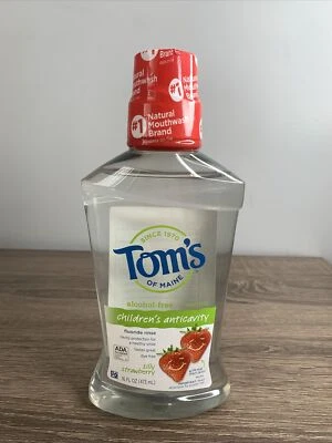 Tom’s Of Maine Enjuague Infantil con Fluoruro, Silly Strawberry 16 OZ Nuevo Foto 1 de 4