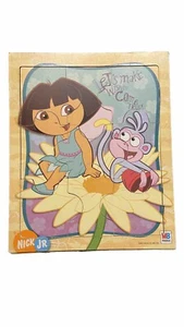 Milton Bradley 2007 Dora The Explorer 9 Piece Wooden Puzzle. - Picture 1 of 5