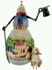 Jim Shore Heartwood Creek - Snowmans Best Friend 4008111 - Picture 1 of 1