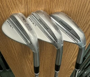 New! Cleveland RTX6 Tour Satin 50*, 54*, 58* Wedge Set - All Mid Bounce - Picture 1 of 8
