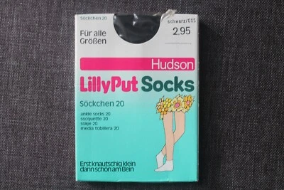 Hudson Lilly Put Socks Fein Söckchen Schwarz 20 den alle Größen Neu OVP - Bild 1 von 2
