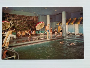 Piscina postal cromada The Concord Hotel Lodge Catskills NY 1960 - Imagen 1 de 3