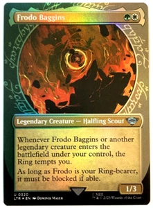 MTG Frodo Baggins *SHOWCASE FOIL* The Lord of the Rings 0320 Pack Fresh - Picture 1 of 6