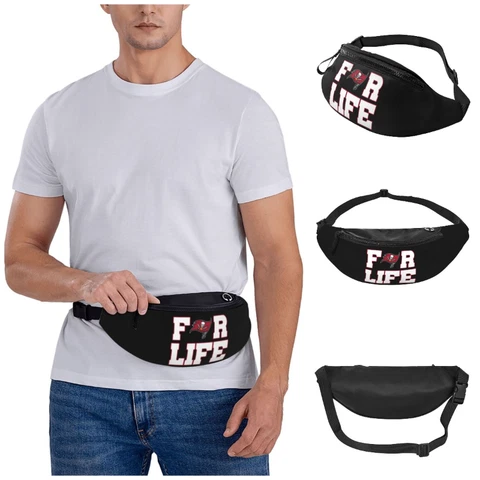 Tampa Bay Buccaneers For Life Running Belt Outdoor Camping Waist Bag Zip Bag Cover