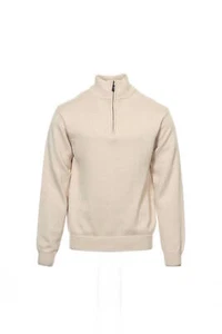 American Blue Beige Half Zip Sweater S $60 - Picture 1 of 8