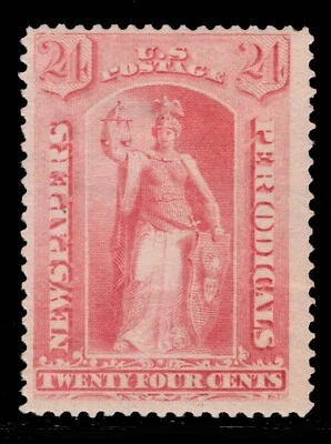 MOMEN: US STAMPS #PR96 PINK NEWSPAPER MINT OG LH 2 PF CERTS LOT #87535 - Image 1 of 4