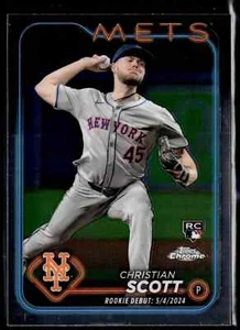 2024 Topps Chrome Update USC110 Christian Scott, New York Mets RC - Picture 1 of 1