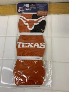 FOCO Texas Longhorns NCAA Cover viso - Adulto - Confezione da 3, FACECOVERNCAA, Logo della squadra - Foto 1 di 5