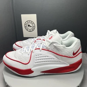 Nike KD 16 TB Basketball White Red FN7091-102 Men Size 14 NEW RARE - Picture 1 of 12