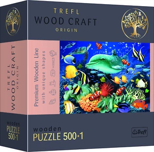 Puzzle en bois Trefl Wood Craft 501 pièces - Vie marine - Photo 1 sur 10