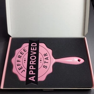 Jeffree Star Pink/Black Hand Held Cosmetic Mirror - New in Opened Box #23 - Picture 1 of 7