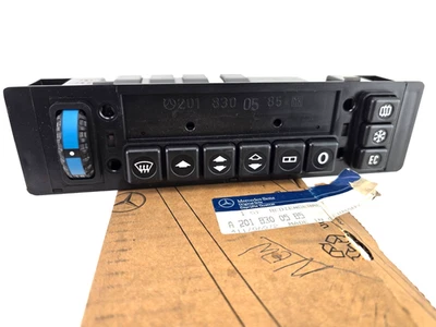 Painel climático genuíno NOS Mercedes Benz W201 190E D 2.3 2.6 2.0 HVAC 2018300585 - Imagem 1 de 4