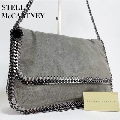 Stella McCartney Falabella Cadena Hombro Mal Gris Imitación Cuero Auténtico Popular Foto 1 de 4