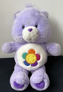 Vintage sprechender/singender A-langer Harmoniebär ~ Care Bear Stofftier ~ 2003 ~ 13 Zoll - Bild 1 von 10