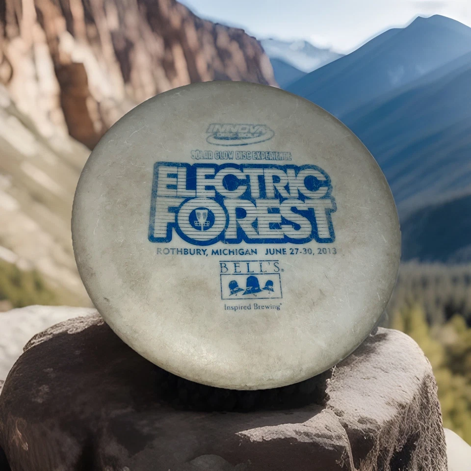 Innova Champion ROC 176 gram golf disc Solar Glow Rare 2013 Electric Forest Rare - Image 1 of 4