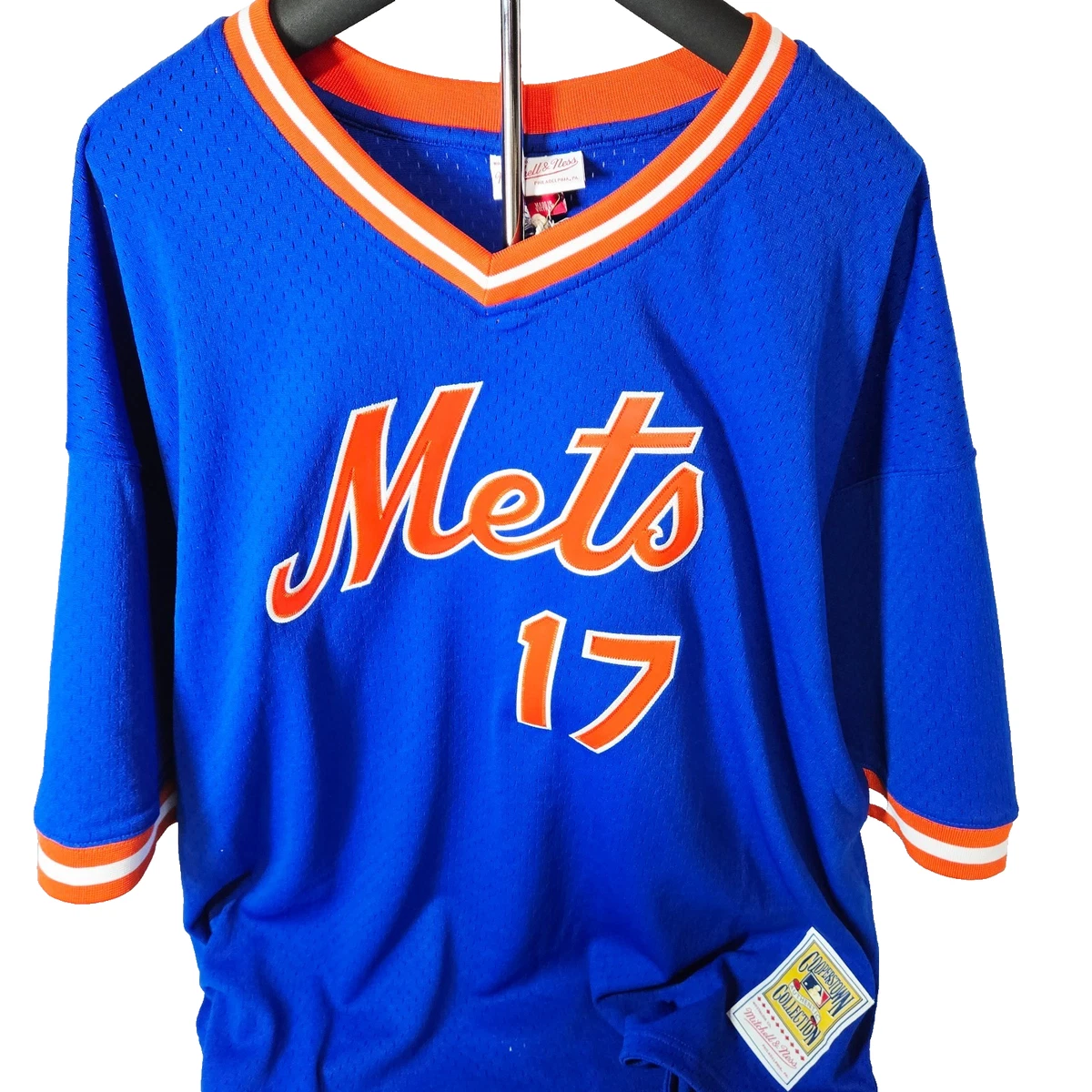 Mitchell & Ness Men's Jersey 4XL Blue New Mets York 17 MLB