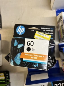 Cartucho de tinta original HP 60 (CC640WN) negro - 26/04 - sellado - Imagen 1 de 1