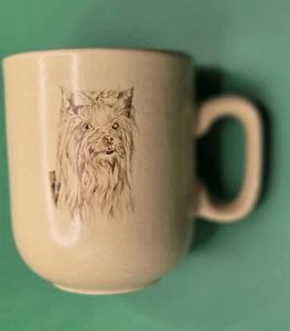 Vintage Honiton Pottery /Crescendo Memento YORKSHIRE/YORKIE Ceramic Mug RARE - Picture 1 of 10