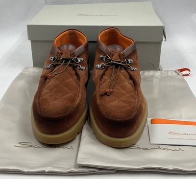 BOTAS DE GAMUZA SANTONI GREGORY-QUSM73 M US12 UK11 CHUKKA MARRÓN MGDC18892AMBRQUSM73 Foto 1 de 4