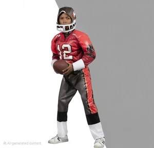 NFL Tampa Bay Buccaneers Tom Brady #12, Boys Two Piece Costume, Size Small 4-6 - Picture 1 of 3