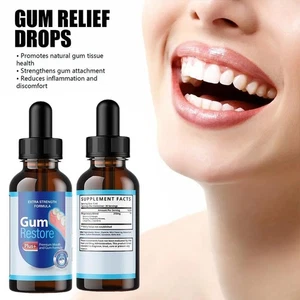 .&&30ml Gum Restore Plus Tropfen - für Zähne Mundgeruch erneuern ~ Zahnfleisch A6C0 - Bild 1 von 9