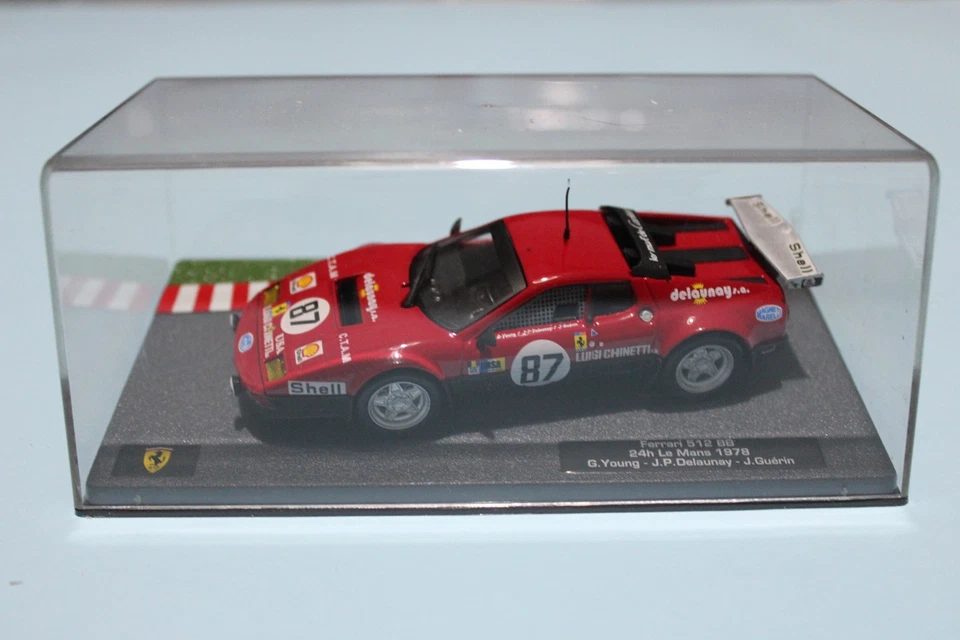 FERRARI RACING COLLECTION OFFICIAL FERRARI 512BB LEMANS 1978 S. 1:43 NUOVO BOX - Immagine 1 di 1