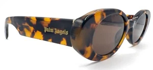 PALM ANGELS PERI051 6064 50-20-145 TORTOISE/BROWN Sunglasses - Picture 1 of 8