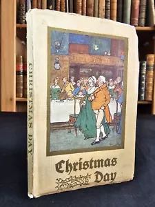 1910 CECIL ALDIN & Washington Irving Christmas Day, Col Plates Scarce - Picture 1 of 11